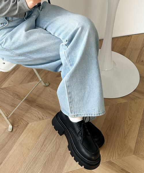 WEGO（ウィゴー）の「WEGO/レースアップシューズ（ドレスシューズ・レディース・ブラウン/ブラック・LARGE/MEDIUM/SMALL）」の13枚目の写真