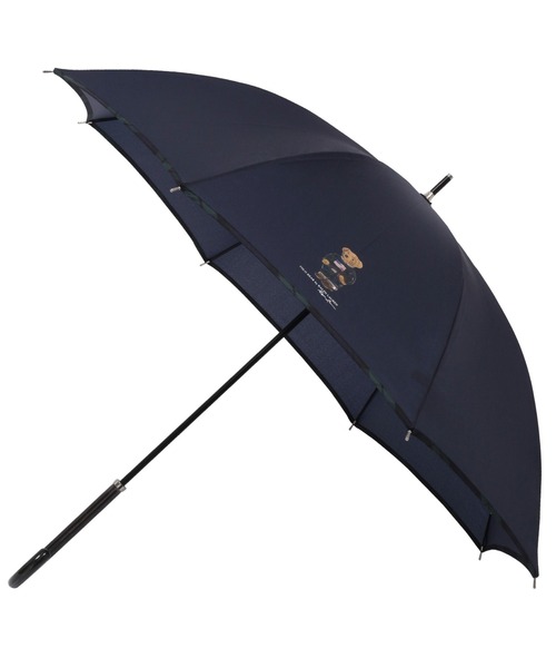 POLO RALPH LAUREN 長傘 チェック ポロベア ワンポイント 雨傘】ポロ ラルフ ローレン (POLO RALPH LAUREN) チェック