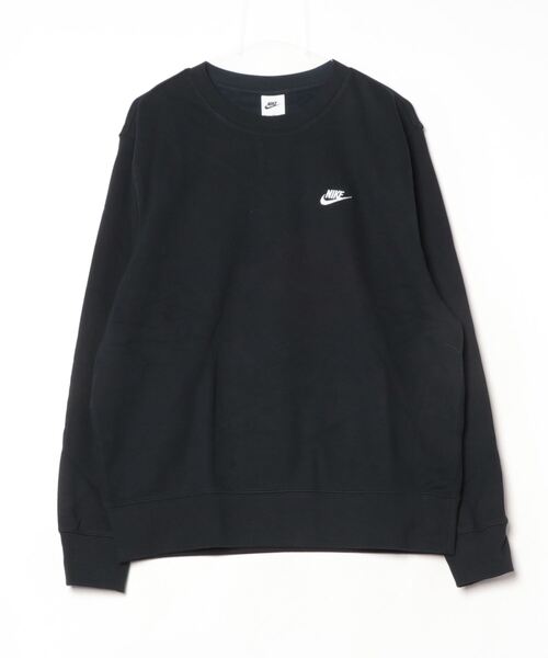 NIKE（ナイキ）の「NIKE/ナイキ クラブ FT L/S クルー（スウェット・メンズ・ブラック/グレー/ホワイト/ライトグレー・XS/S/M/L/XL）」の9枚目の写真