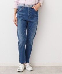 【洗える】デニムスリムパンツ