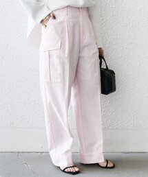 SHIPS | 〈洗濯機可能〉ポリエステル 麻 カーゴ パンツ(カーゴパンツ)