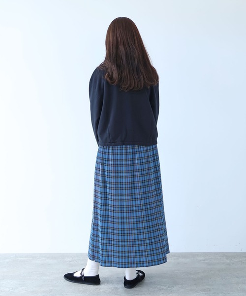 bulle de savon(ビュルデサボン)の「△itsumo 裏毛カーディガン(カーディガン/ボレロ・レディース・ブルー/ブラック/イエロー・FREE)」の20枚目の写真