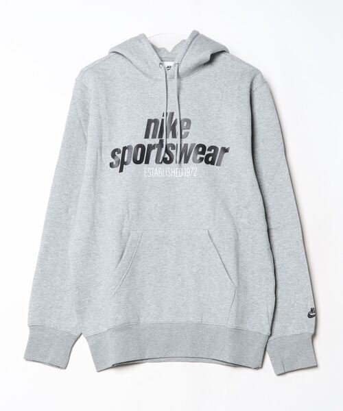 NIKE(ナイキ)の「ナイキ NIKE ナイキ クラブ BB NSW GFX プルオーバー L/S フーディ(スウェット・メンズ・ブルー/ネイビー/オレンジ/グレー・S/M/L/LL/3L)」の2枚目の写真