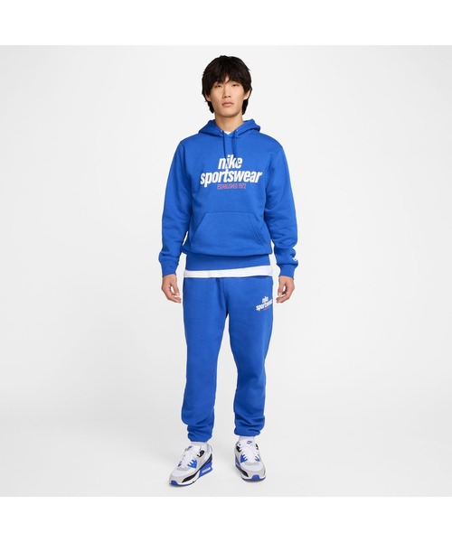 NIKE(ナイキ)の「ナイキ NIKE ナイキ クラブ BB NSW GFX プルオーバー L/S フーディ(スウェット・メンズ・ブルー/ネイビー/オレンジ/グレー・S/M/L/LL/3L)」の18枚目の写真