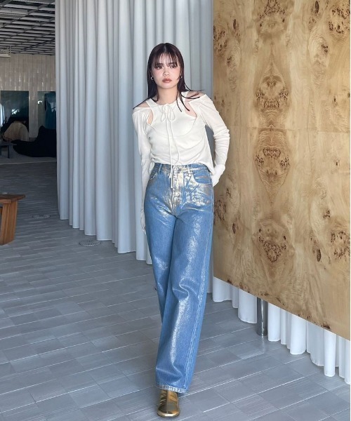 靴 amerivintage OVAL MOTIF VOLUME MULE OVAL MOTIF VOLUME MULE