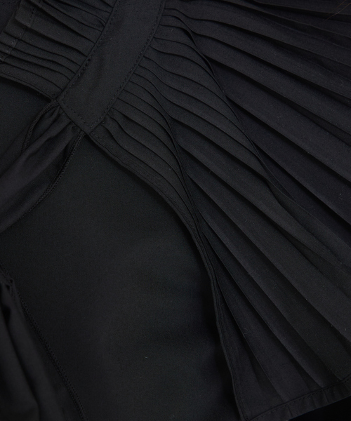 SELFIST（セルフィスト）の「【STORY掲載】２WAY プリーツ襟付ボウタイブラウス リボン ブラウス　レイヤード　秋服（シャツ/ブラウス・レディース・ブラック/ホワイト/ベージュ・フリー）」の22枚目の写真