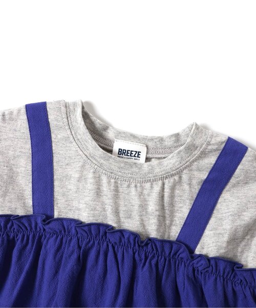 BREEZE（ブリーズ）の「【ジュニア対応】フレンチスリーブワンピース（ワンピース・キッズ・チャコール/イエロー/ブルー・80/90/100/110/120/130/140）」の15枚目の写真