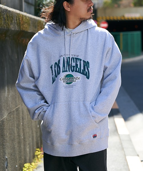 NO NEED(ノーニード)の「【NUTMEG】Los Angeles BIGパーカー(スウェット・メンズ・グレー/ブラック/チャコール/ネイビー・M/L/LL)」の8枚目の写真