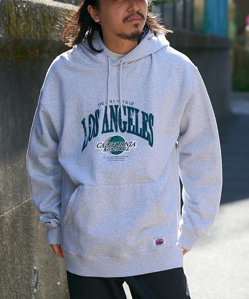 NO NEED(ノーニード)の「【NUTMEG】Los Angeles BIGパーカー(スウェット・メンズ・グレー/ブラック/チャコール/ネイビー・M/L/LL)」の6枚目の写真