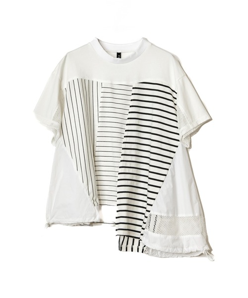 ボーダーコンビネーションTシャツ（Tシャツ/カットソー）｜AULA