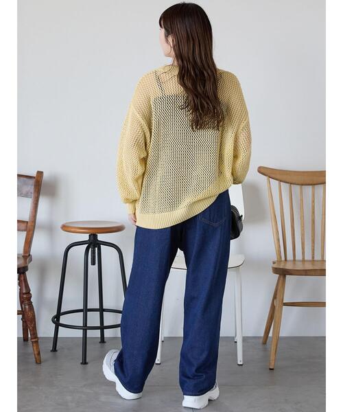 ehka sopo（エヘカソポ）の「スタンダードデニムパンツ（その他パンツ・レディース・サックスブルー/ブルー/ネイビー・S/M）」の4枚目の写真