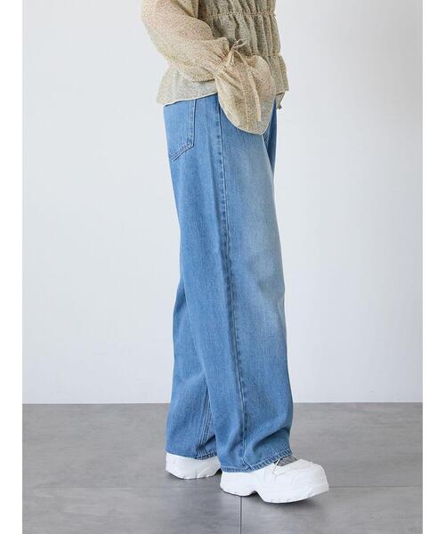 ehka sopo（エヘカソポ）の「スタンダードデニムパンツ（その他パンツ・レディース・サックスブルー/ブルー/ネイビー・S/M）」の7枚目の写真