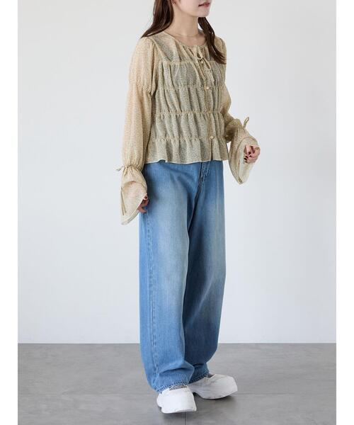 ehka sopo（エヘカソポ）の「スタンダードデニムパンツ（その他パンツ・レディース・サックスブルー/ブルー/ネイビー・S/M）」の8枚目の写真