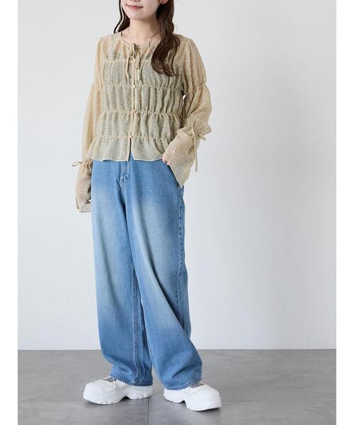 ehka sopo（エヘカソポ）の「スタンダードデニムパンツ（その他パンツ・レディース・サックスブルー/ブルー/ネイビー・S/M）」の9枚目の写真