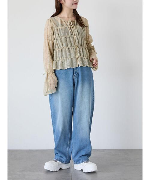 ehka sopo（エヘカソポ）の「スタンダードデニムパンツ（その他パンツ・レディース・サックスブルー/ブルー/ネイビー・S/M）」の10枚目の写真