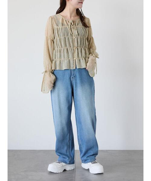 ehka sopo（エヘカソポ）の「スタンダードデニムパンツ（その他パンツ・レディース・サックスブルー/ブルー/ネイビー・S/M）」の11枚目の写真