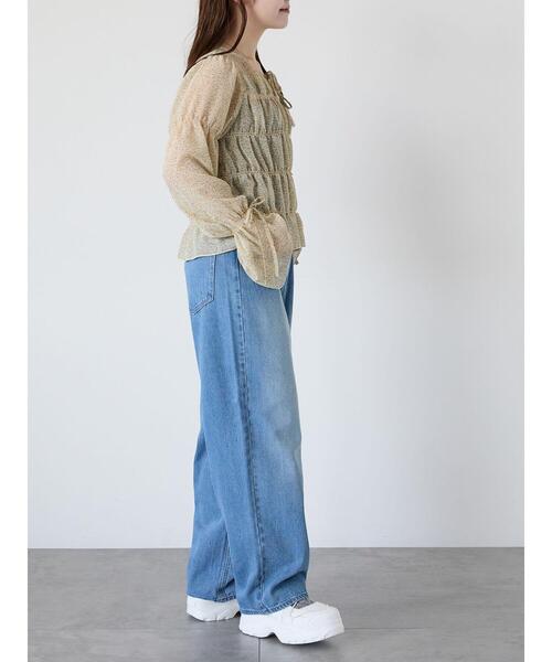 ehka sopo（エヘカソポ）の「スタンダードデニムパンツ（その他パンツ・レディース・サックスブルー/ブルー/ネイビー・S/M）」の12枚目の写真