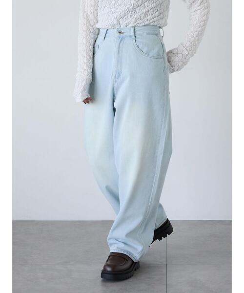 ehka sopo（エヘカソポ）の「スタンダードデニムパンツ（その他パンツ・レディース・サックスブルー/ブルー/ネイビー・S/M）」の13枚目の写真