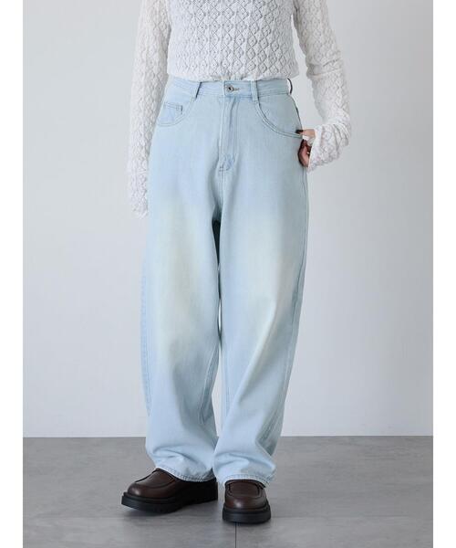 ehka sopo（エヘカソポ）の「スタンダードデニムパンツ（その他パンツ・レディース・サックスブルー/ブルー/ネイビー・S/M）」の15枚目の写真