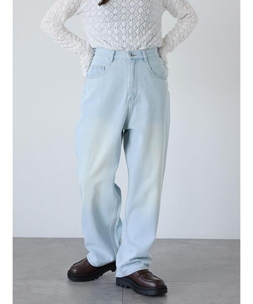 ehka sopo（エヘカソポ）の「スタンダードデニムパンツ（その他パンツ・レディース・サックスブルー/ブルー/ネイビー・S/M）」の16枚目の写真