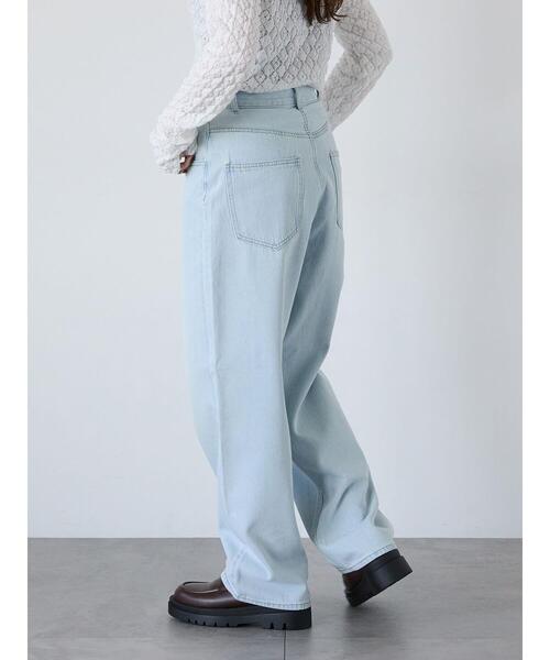 ehka sopo（エヘカソポ）の「スタンダードデニムパンツ（その他パンツ・レディース・サックスブルー/ブルー/ネイビー・S/M）」の17枚目の写真