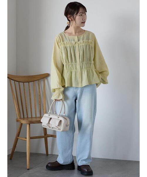 ehka sopo（エヘカソポ）の「スタンダードデニムパンツ（その他パンツ・レディース・サックスブルー/ブルー/ネイビー・S/M）」の22枚目の写真