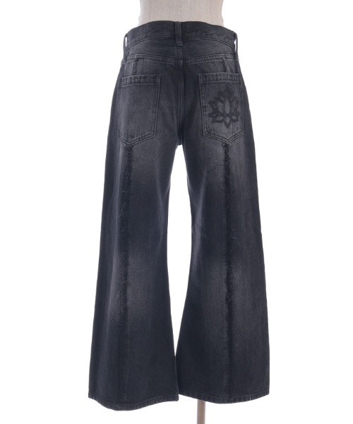 REZEN(リゼン)の「ロゴステッチフリンジデニム(デニムパンツ・メンズ・ダークパープル/ローズ/ブラック・SMALL/MEDIUM/LARGE)」の13枚目の写真