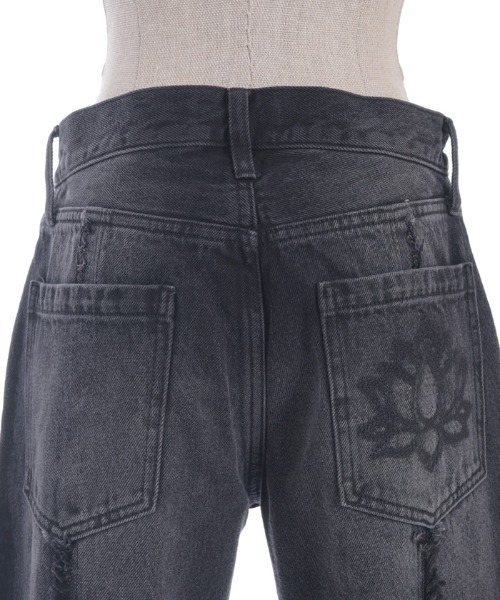 REZEN(リゼン)の「ロゴステッチフリンジデニム(デニムパンツ・メンズ・ダークパープル/ローズ/ブラック・SMALL/MEDIUM/LARGE)」の18枚目の写真