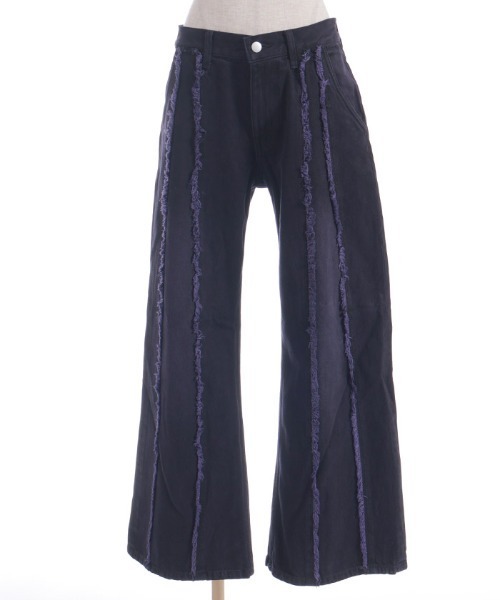 REZEN(リゼン)の「ロゴステッチフリンジデニム(デニムパンツ・メンズ・ダークパープル/ローズ/ブラック・SMALL/MEDIUM/LARGE)」の20枚目の写真