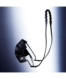 CALEE(L[)KNITTING LEATHER MASK STRAP(̑)