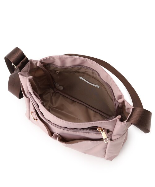 ITS'DEMO（イッツデモ）の「9ポケットショルダー（ショルダーバッグ・レディース・ライトグレー/ブラック/ベビーピンク/ネイビー・00）」の7枚目の写真