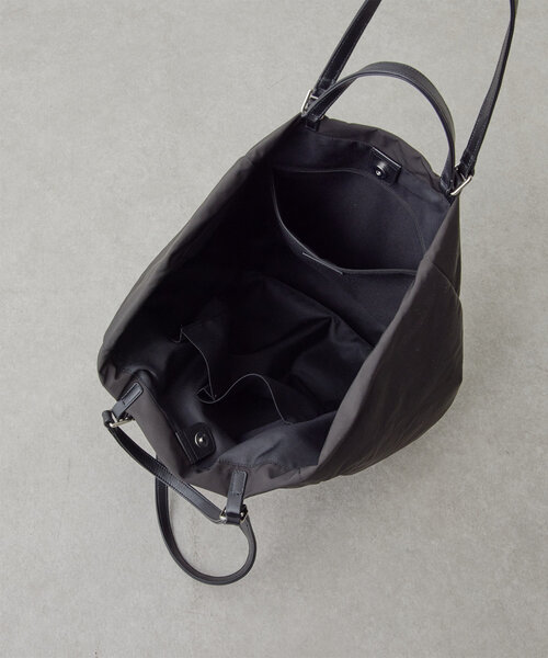 GALLARDAGALANTE（ガリャルダガランテ）の「【2.718】ダブルハンドルトートバッグ（トートバッグ・レディース・ブラック/キャメル/アイボリー・FREE）」の6枚目の写真