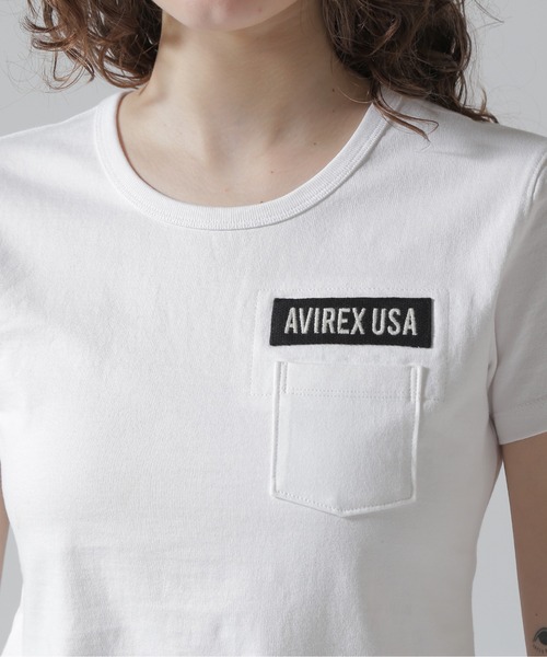 AVIREX(アヴィレックス)の「ファティーグTシャツ/ FATIGUE T-SHIRT(Tシャツ/カットソー・レディース・オリーブ/ブラック/ホワイト/ネイビー/ホワイト系その他/ブラック系その他・M/S/L)」の17枚目の写真