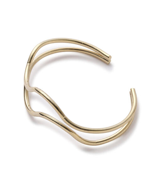 EDIT COLOGNE(エディットコロン)の「ニュアンスウェーブバングル(バングル/リストバンド・レディース・ゴールド・フリ-)」の1枚目の写真