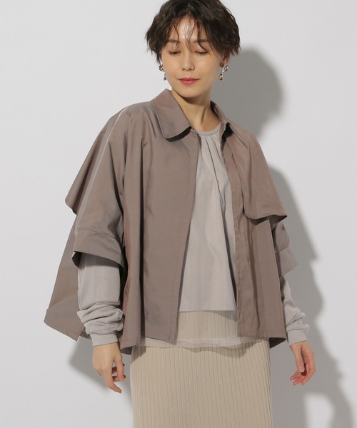 Elura（エルーラ）の「ライトシャンブレーシャツブルゾン/252699（その他アウター・レディース・ベージュ/ブラウン系その他・FREE）」の8枚目の写真