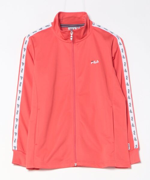 FILA（フィラ）の「《FILA》テープ付キジャージジャケット FDFGL0072（その他アウター・レディース・ブラック/ネイビー/ピンク・M/L/LL）」の3枚目の写真