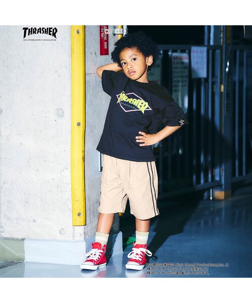THRASHER(スラッシャー)の「【THRASHER】4柄Tシャツ(Tシャツ/カットソー・キッズ・イエロー/グリーン/オフホワイト/ブラック・100/120/140/160)」の5枚目の写真