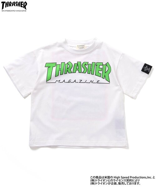 THRASHER(スラッシャー)の「【THRASHER】4柄Tシャツ(Tシャツ/カットソー・キッズ・イエロー/グリーン/オフホワイト/ブラック・100/120/140/160)」の14枚目の写真