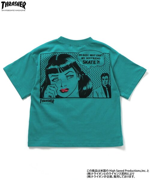 THRASHER(スラッシャー)の「【THRASHER】4柄Tシャツ(Tシャツ/カットソー・キッズ・イエロー/グリーン/オフホワイト/ブラック・100/120/140/160)」の19枚目の写真