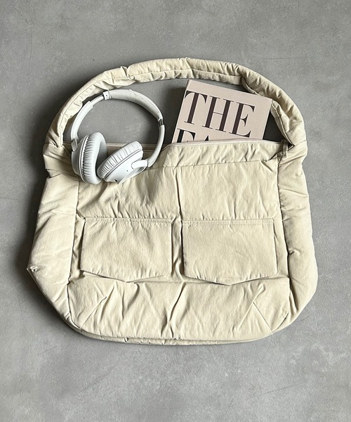 B.R.U（ブル）の「TCフラップポケットショルダーバッグ（ショルダーバッグ・メンズ・カーキ/ブラック/ベージュ/アイボリー・FREE）」の7枚目の写真