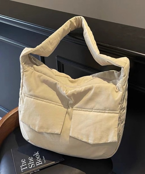 B.R.U（ブル）の「TCフラップポケットショルダーバッグ（ショルダーバッグ・メンズ・カーキ/ブラック/ベージュ/アイボリー・FREE）」の6枚目の写真