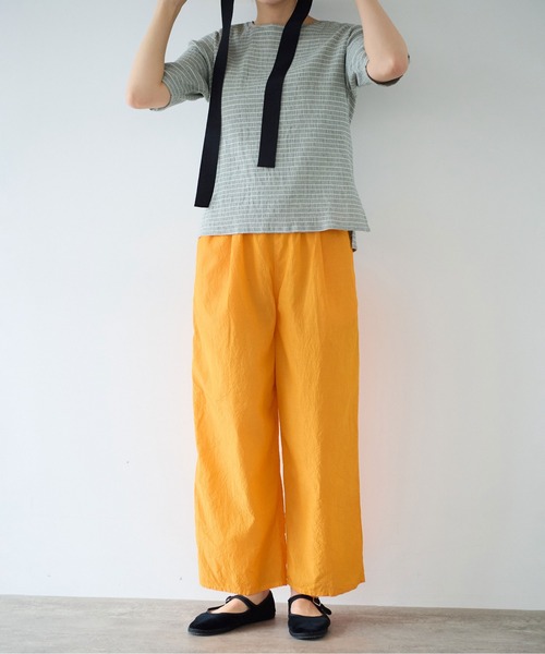 △コットンキュプラ プロダクトダイ ワイドペチパンツ（その他