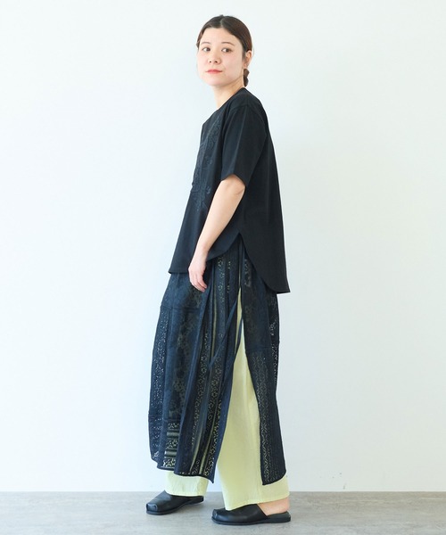△コットンキュプラ プロダクトダイ ワイドペチパンツ（その他