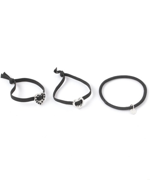 niko and...（ニコアンド）の「ハート3SETヘアゴム（ヘアゴム・レディース・イエロー/グレー・0）」の6枚目の写真