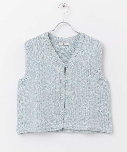 le(ル)の「le BELLE EPOQUE COTTON VEST(ベスト・レディース・アイボリー/ブルー・FREE)」の12枚目の写真