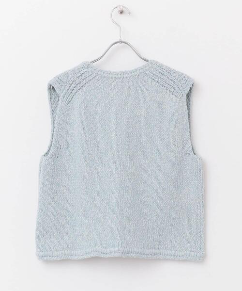 le(ル)の「le BELLE EPOQUE COTTON VEST(ベスト・レディース・アイボリー/ブルー・FREE)」の14枚目の写真