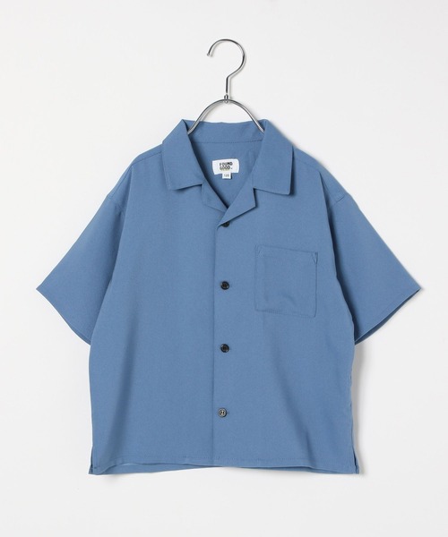 FOUND GOOD（ファウンドグッド）の「B/デニムライクカイキンSH（シャツ/ブラウス・キッズ・ネイビー/ブルー系2/アイボリー・120cm/130cm/140cm/150cm）」の6枚目の写真