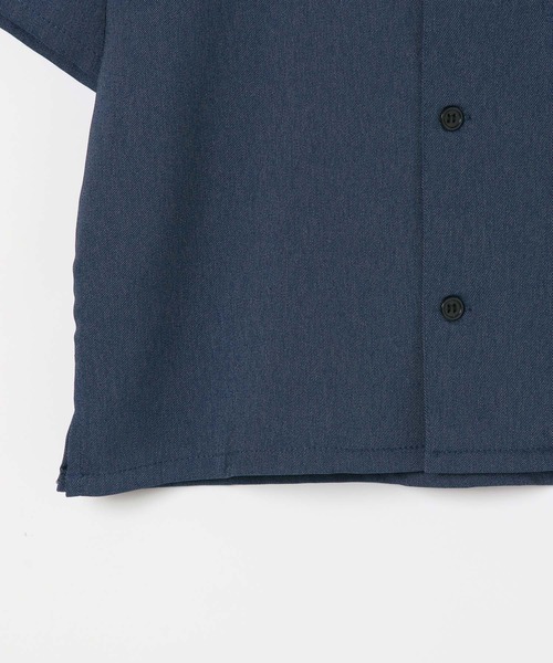 FOUND GOOD（ファウンドグッド）の「B/デニムライクカイキンSH（シャツ/ブラウス・キッズ・ネイビー/ブルー系2/アイボリー・120cm/130cm/140cm/150cm）」の10枚目の写真
