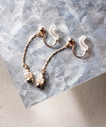 itam | 【itam】アイタム/ メタル×プチパール ノンホールピアス(イヤリング)