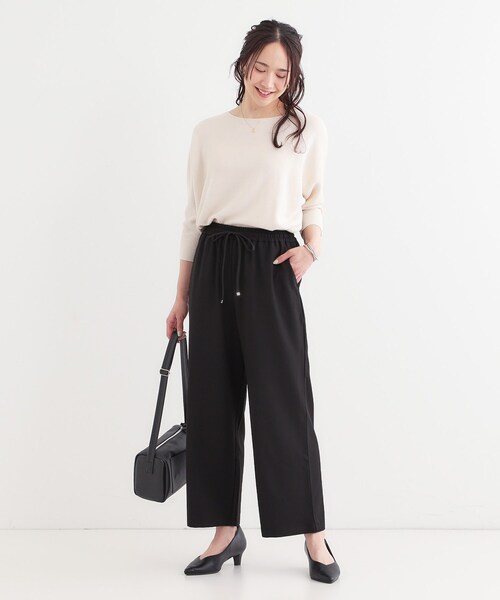 DRESKIP(ドレスキップ)の「【洗える/S-LL】ワイドイージーパンツ(その他パンツ・レディース・ブラック/ホワイト系その他3/グレー系2・01/02/03/04)」の6枚目の写真